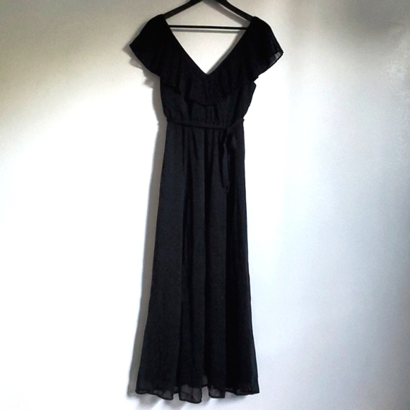 Victoria's Secret Black Maxi Party Dress XS/TP - Picture 2 of 8